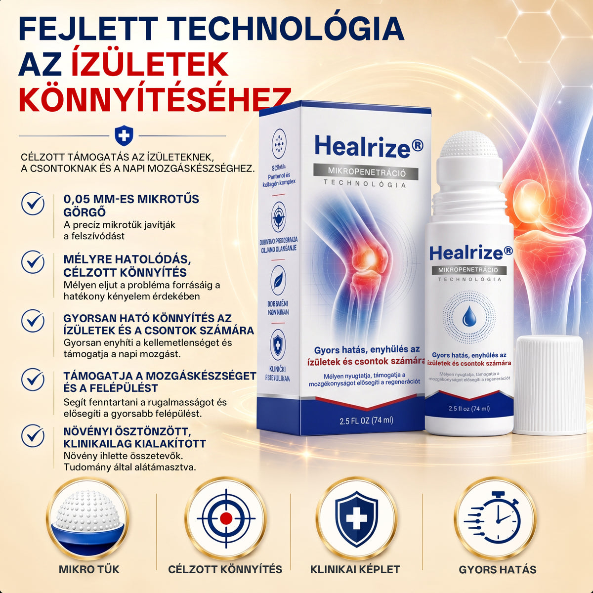 Healrize® 💠 0,05 mm-es mikrotűs roller | Precíz és egyszerű otthoni bőrápolás 🏃♀️