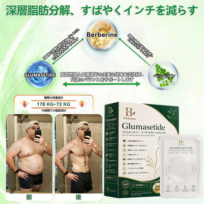 Twisma®＆NAD+ 8-in-1 ナノ強化フォーミュラ【アップグレード版】内臓脂肪 / 肥満 / 糖尿病 / 睡眠時無呼吸 / 関節ケア / 肌のたるみ 集中サポート