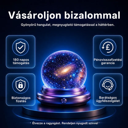 Billhol® ✨ Új generációs intelligens éjszakai fényprojektor – Dinamikus 5D holografikus látvány HD-minőségben🌺