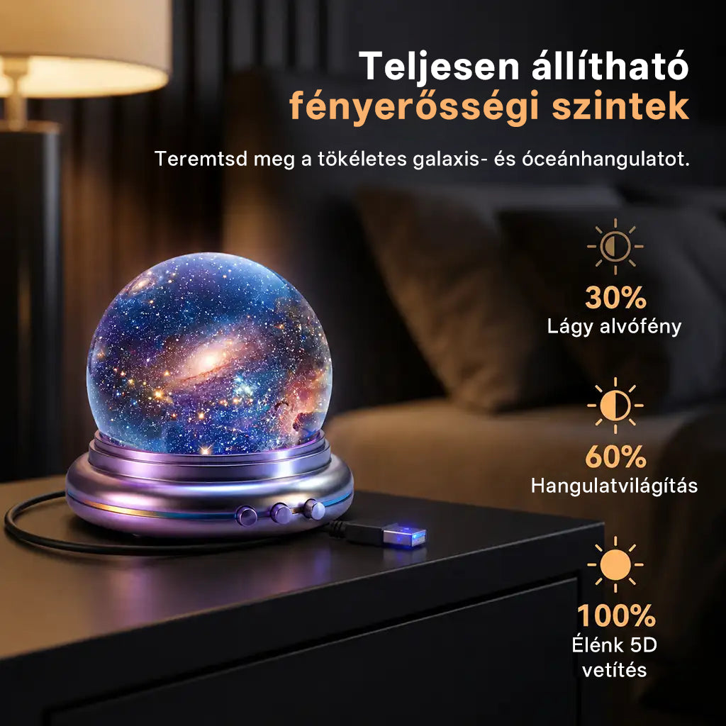 Billhol® ✨ Új generációs intelligens éjszakai fényprojektor – Dinamikus 5D holografikus látvány HD-minőségben🌺