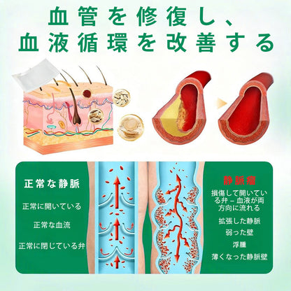 Slim Latte® VeinTarget アルプスハーブ配合 マイクロニードル静脈ケアパッチ 🎁