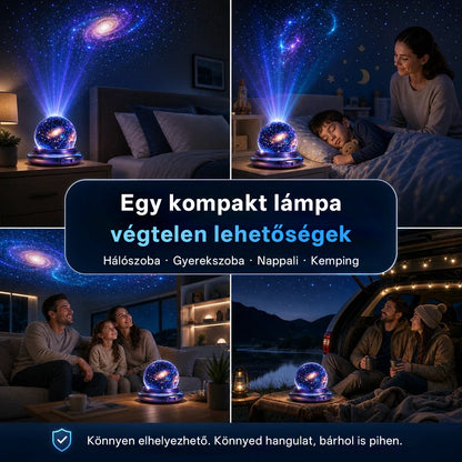 Billhol® ✨ Új generációs intelligens éjszakai fényprojektor – Dinamikus 5D holografikus látvány HD-minőségben🌺